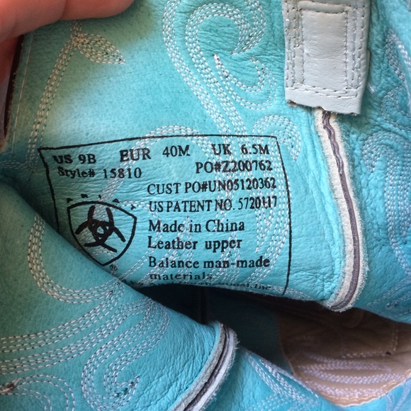 Ariat two tone boots - Picture 2 of 4